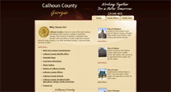 Desktop Screenshot of calhouncountyga.com