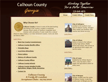 Tablet Screenshot of calhouncountyga.com